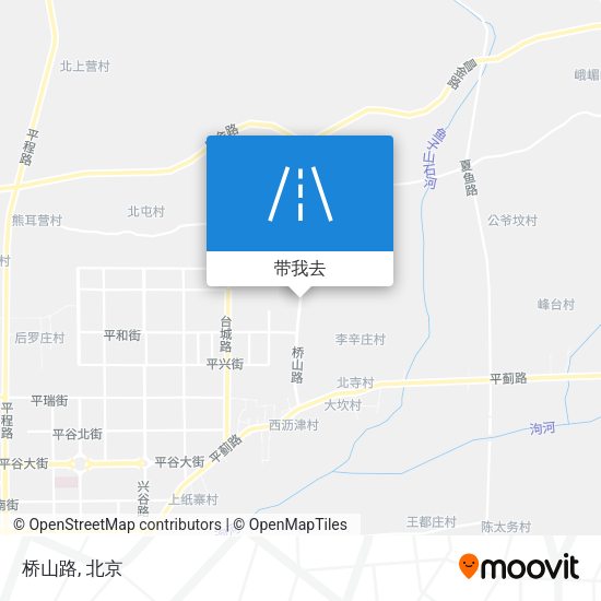 桥山路地图