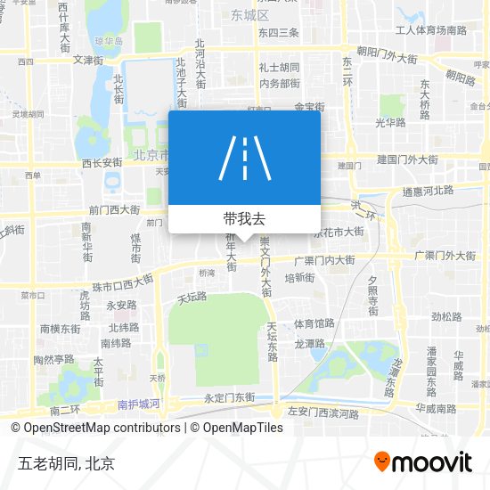 五老胡同地图