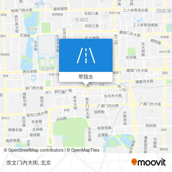 崇文门内大街地图