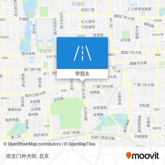 崇文门外大街地图