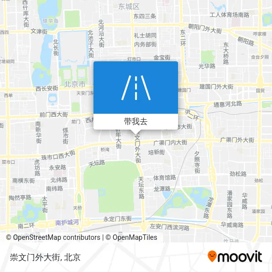 崇文门外大街地图