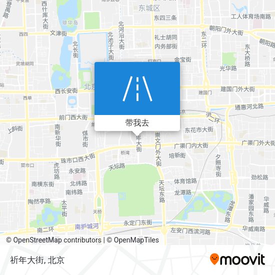 祈年大街地图