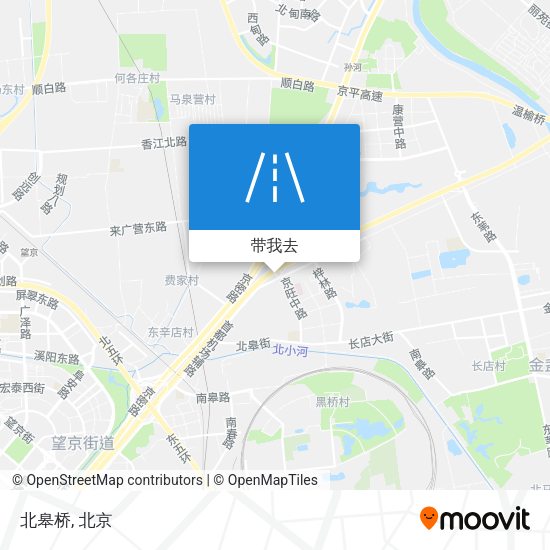 北皋桥地图
