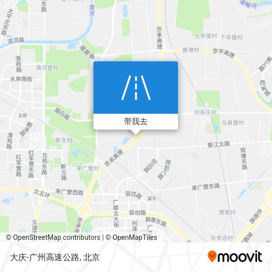 大庆-广州高速公路地图