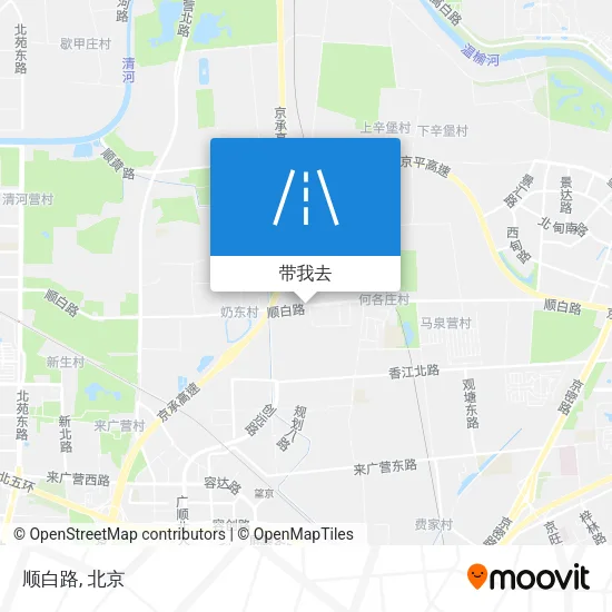顺白路地图