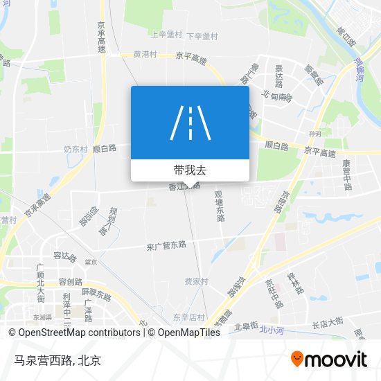 马泉营西路地图