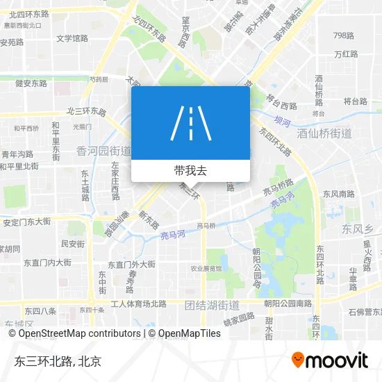 东三环北路地图