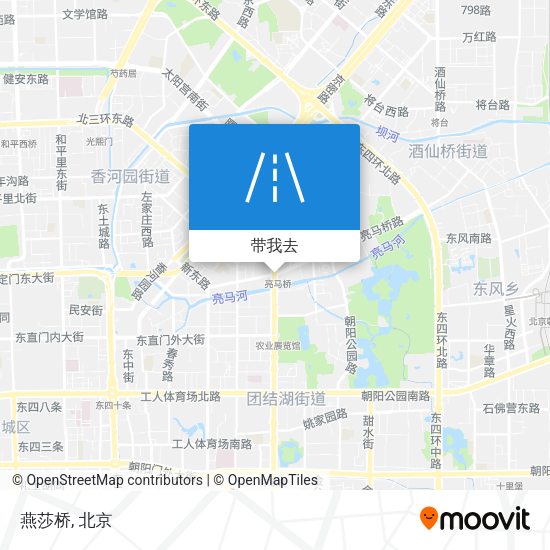 燕莎桥地图