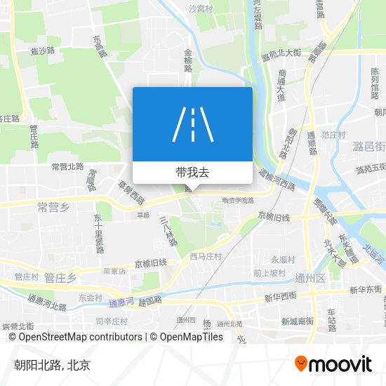 朝阳北路地图