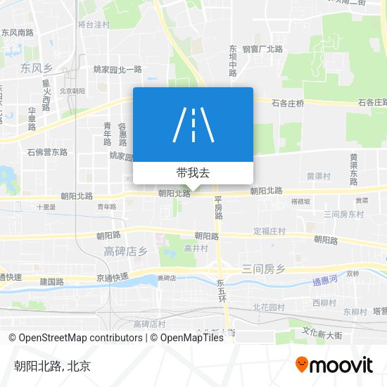 朝阳北路地图