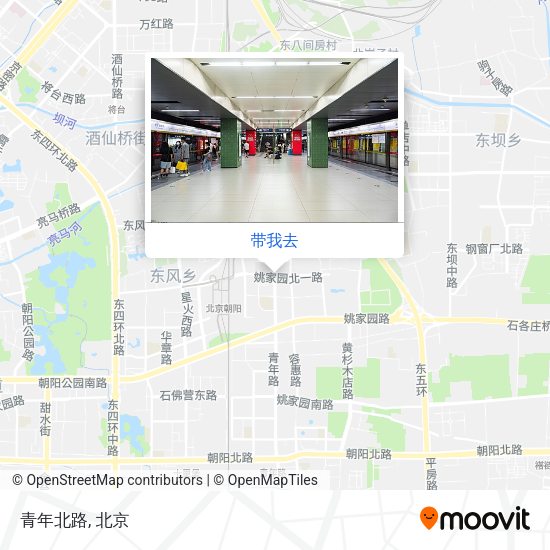 青年北路地图