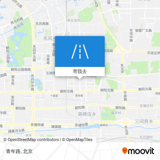 青年路地图