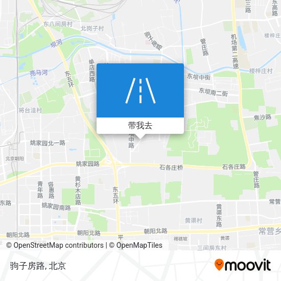 驹子房路地图