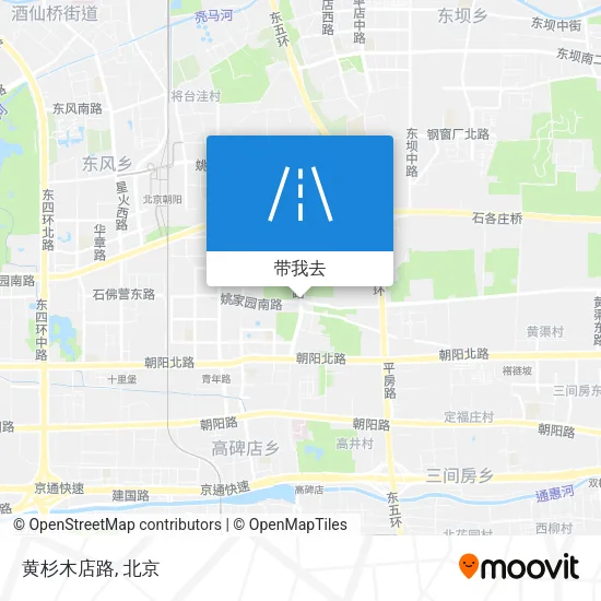 黄杉木店路地图