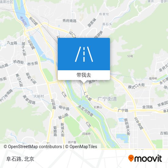 阜石路地图