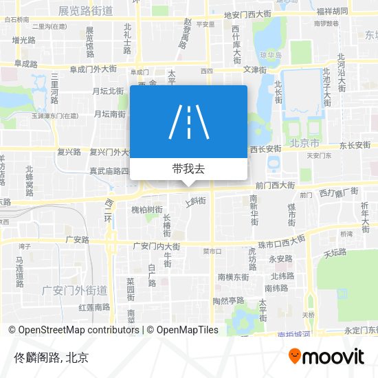 佟麟阁路地图