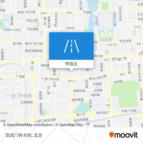 宣武门外大街地图