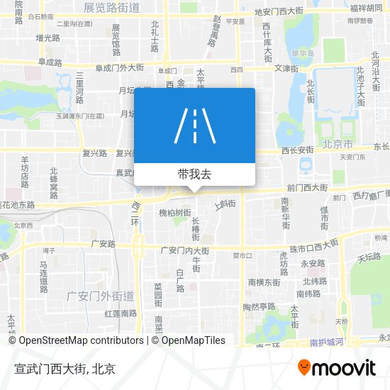 宣武门西大街地图
