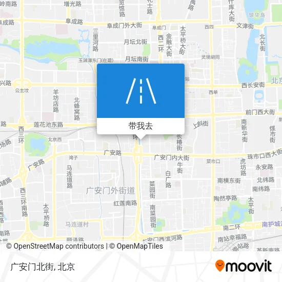 广安门北街地图