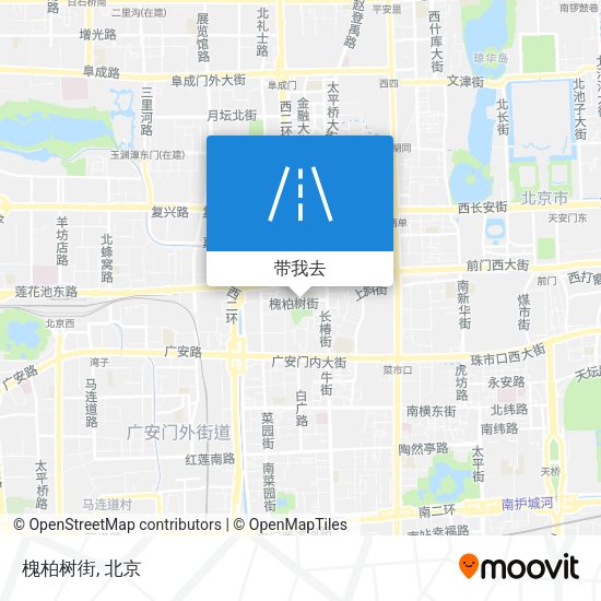 槐柏树街地图