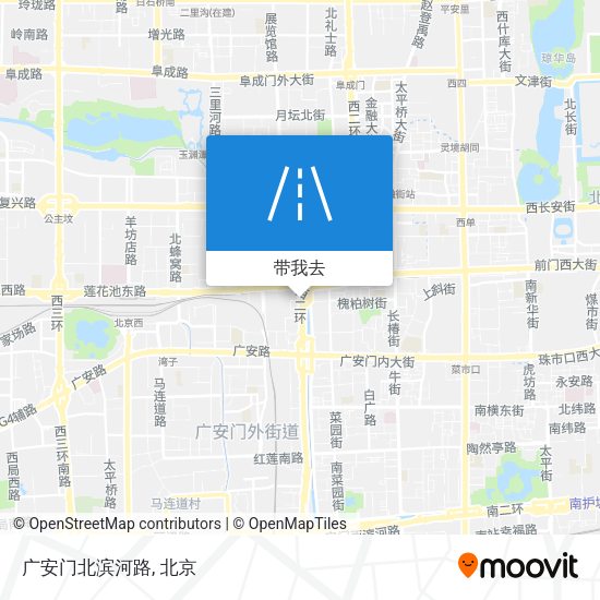 广安门北滨河路地图