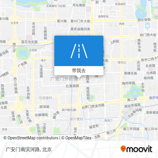 广安门南滨河路地图