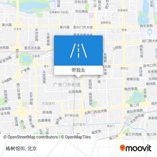 椿树馆街地图