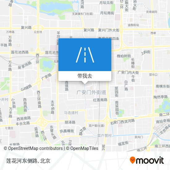 莲花河东侧路地图