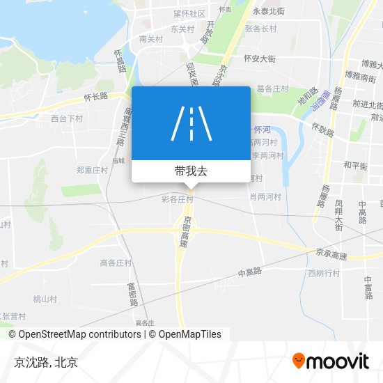 京沈路地图