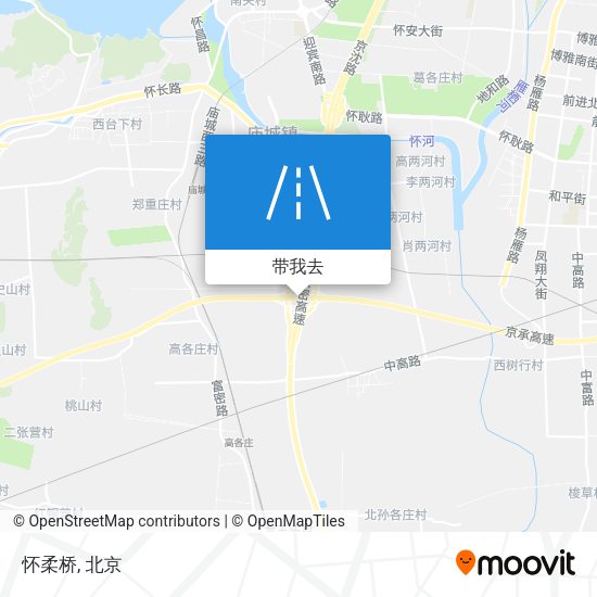 怀柔桥地图