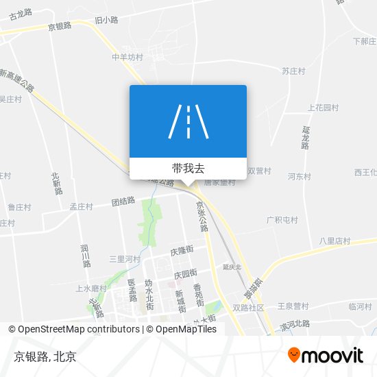 京银路地图