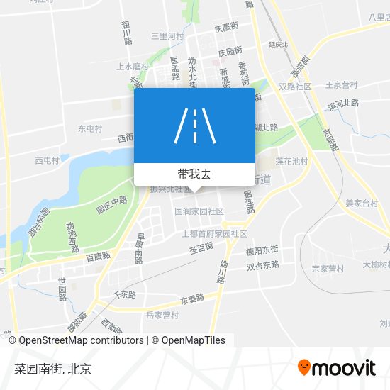 菜园南街地图