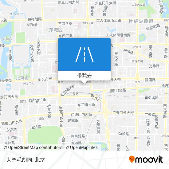大羊毛胡同地图