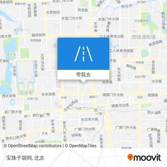 宝珠子胡同地图