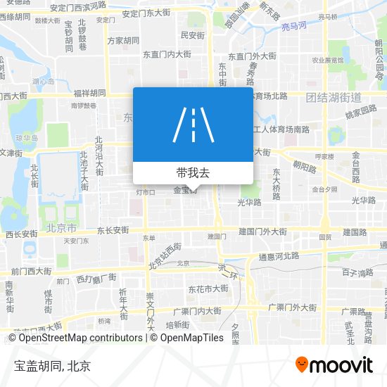 宝盖胡同地图