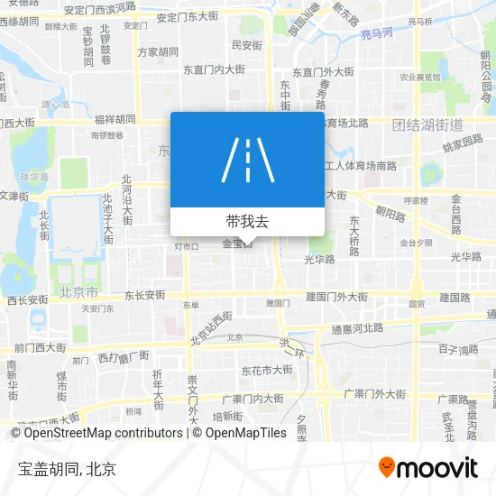 宝盖胡同地图