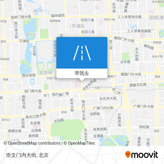 崇文门内大街地图