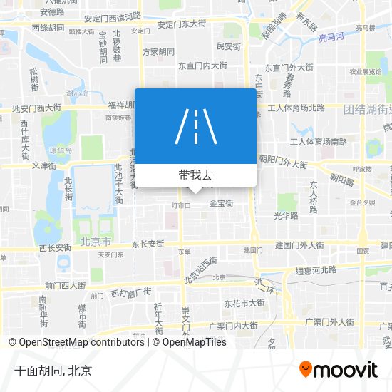 干面胡同地图