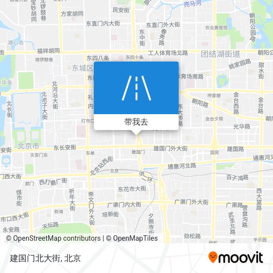 建国门北大街地图