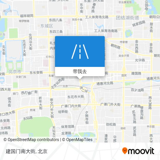 建国门南大街地图