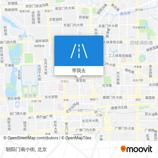 朝阳门南小街地图