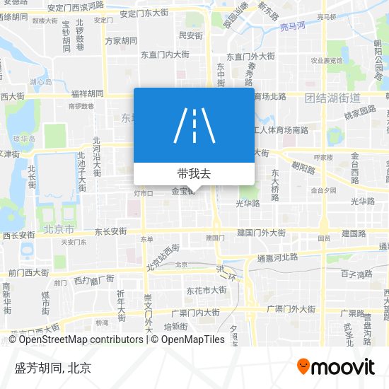 盛芳胡同地图
