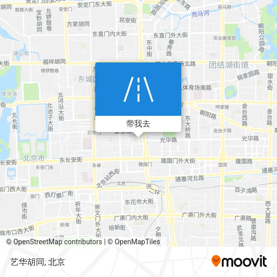 艺华胡同地图