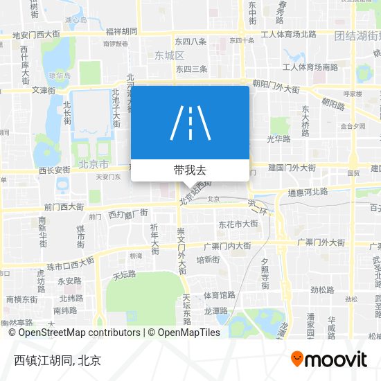 西镇江胡同地图