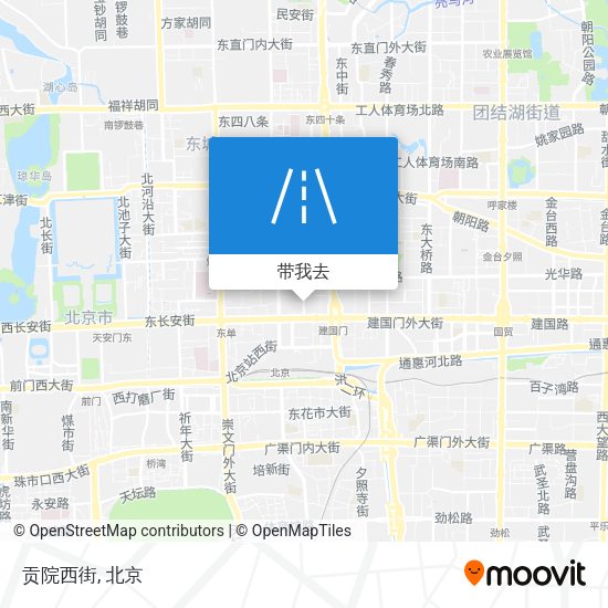 贡院西街地图