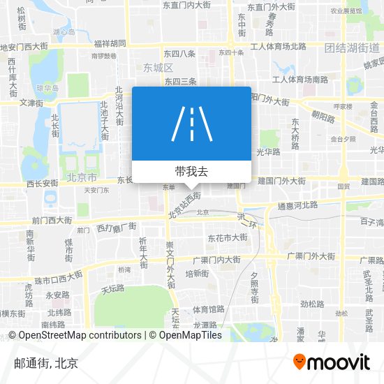 邮通街地图