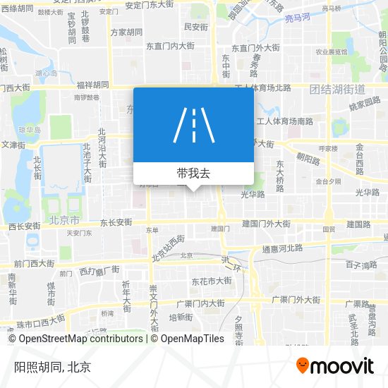 阳照胡同地图