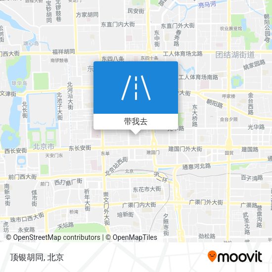 顶银胡同地图