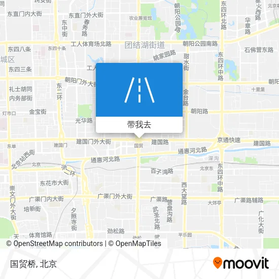 国贸桥地图