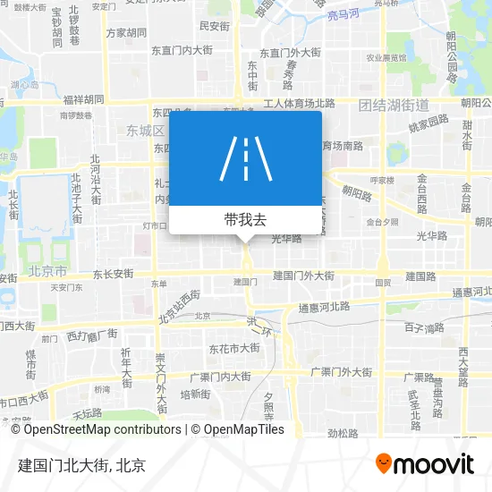 建国门北大街地图